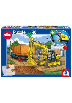 Puzzle 40 Siku Koparka + zabawka G3
