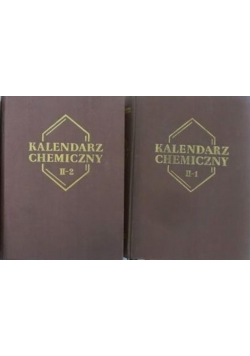 Kalendarz Chemiczny  tom 1 i 2
