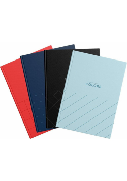 Brulion A4/96K kratka Colors mix (5szt)