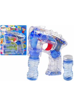 Pistolet do baniek mydlanych ze światłem