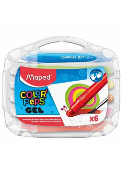 Kredki Colorpeps żelowe 6 kolorów MAPED