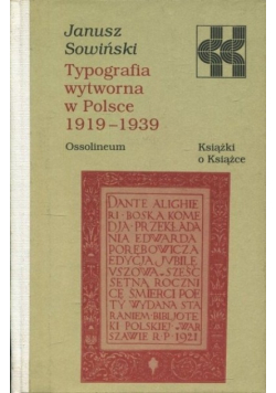 Typografia wytworna w Polsce 1919 - 1939