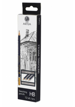 Ołówek do szkicowania HB Artea Box (12szt) ASTRA