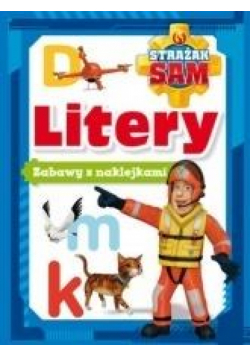 Strażak Sam Litery. Zabawy z naklejkami