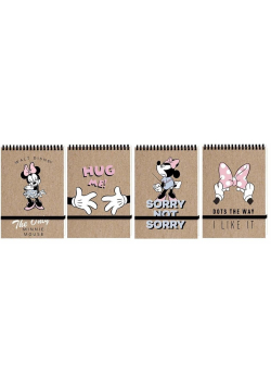 Kołonotes A6/96K kratka Minnie Mouse Kraft