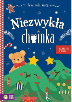 Pada pada śnieg Niezwykła choinka