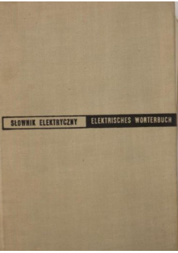 Słownik elektryczny niemiecko polski
