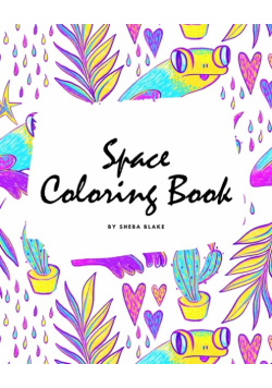 Space Coloring Book for Adults (8x10 Coloring Book / Activity Book)