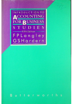 Introduction to Accounting for Business Studies
