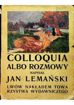Colloqvia albo rozmowy 1905 r.