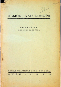 Demoni nad Europa 1926 r.
