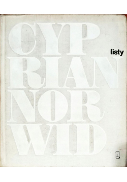Norwid Pisma wszystkie 10 Listy