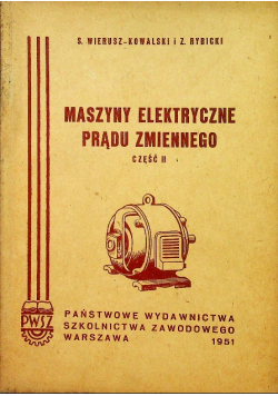 Maszyny Elektryczne prądu zmiennego Część II