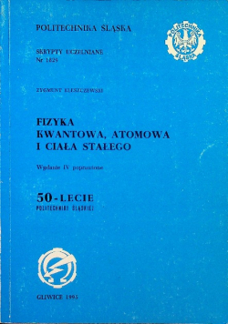 Fizyka kwantowa atomowa ciała stałego