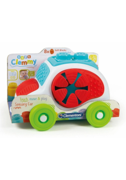 Clemmy Soft. Autko sensoryczne z klockami