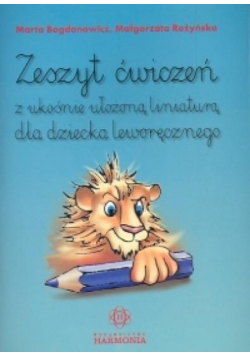 Zeszyt ćwiczeń z ukośnie ułożoną liniaturą