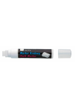 Marker kredowy 8x5 mm biały TOMA