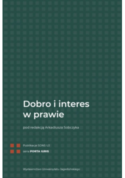 Dobro i interes w prawie