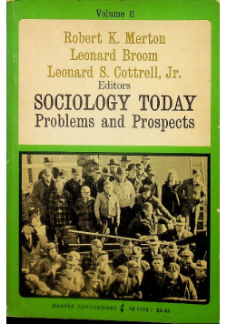 Sociology today problems and prospects