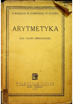 Arytmetyka 1933r.