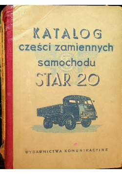 Katalog części zamiennych samochdu STAR 20