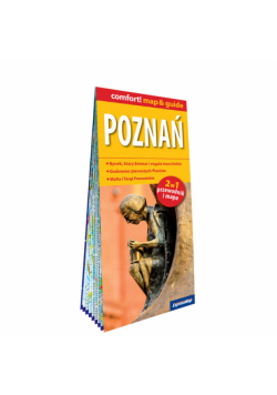 Poznań laminowany map&guide 2w1: przewodnik i mapa