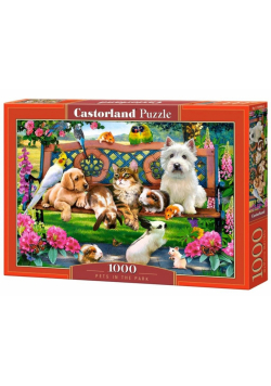 Puzzle 1000 Pets in the Park CASTOR