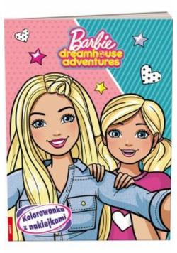 Barbie Dreamhouse Adventures Kolorowanka z naklejkami