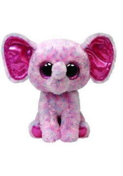 Beanie Boos Ellie - Różowy Słonik 24cm