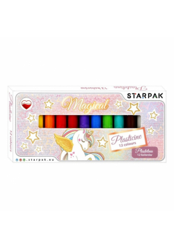 Plastelina 12 kolorów Unicorn