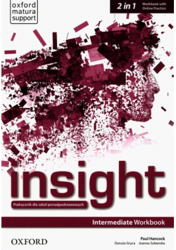 Insight Intermediate Workbook with Online Practice