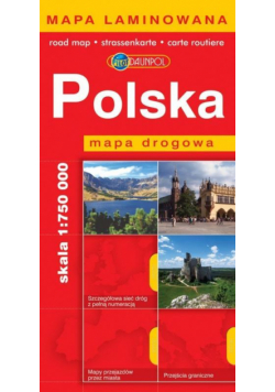 Mapa Drogowa DAUNPOL. Polska laminat