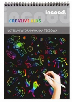 Notes wydrapywanka tęczowa A4