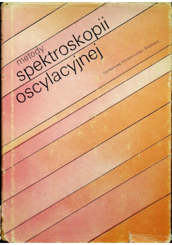 Metody spektroskopii oscylacyjnej
