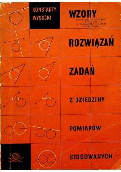 Wzory rozwiązań zadań z dziedziny pomiarów stosowanych