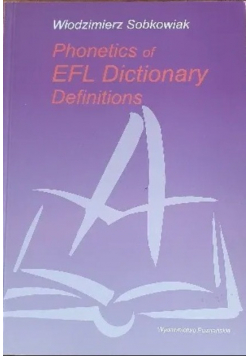 Phonetics od EFL Dictionary Definitions