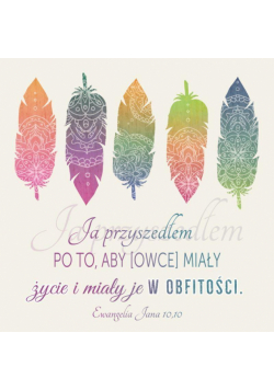 Podstawka korkowa - Ja przyszedłem po to