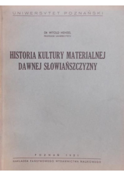 Historia kultury materialnej dawnej słowiańszczyzny