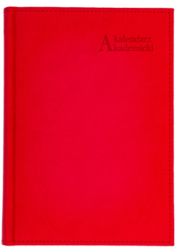 Kalendarz akademicki A5T Vivella czerwony