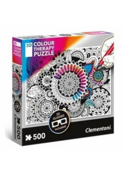 Puzzle 500 3D Color Teraphy Mandala