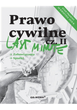 Last Minute Prawo Cywilne część II