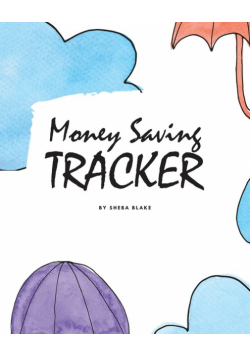Money Saving Tracker - $10K USD Saving Challenge (8x10 Softcover Log Book / Tracker / Planner)