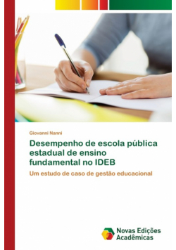 Desempenho de escola pública estadual de ensino fundamental no IDEB
