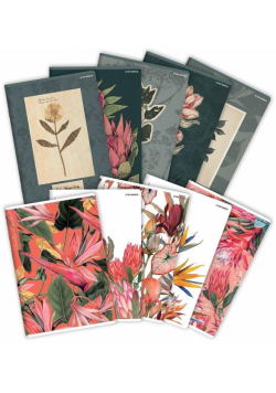 Zeszyt A5/60K linia Flowers (10szt)