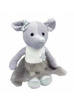 Myszka Lila srebrna 33cm