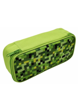 Piórnik saszetka Pixi green prostokąt HAPPY COLOR