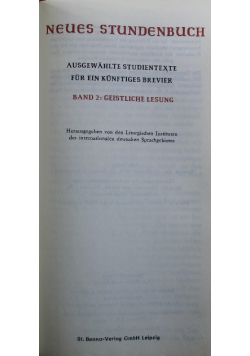 Neues Stundenbuch 2