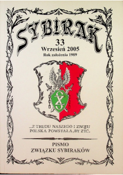 Sybirak Pismo Związku Sybiraków Nr 33 / 2005