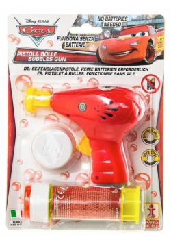 Pistolet do robienia baniek mydlanych Cars