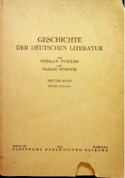 Geschichte der deutschen literatur